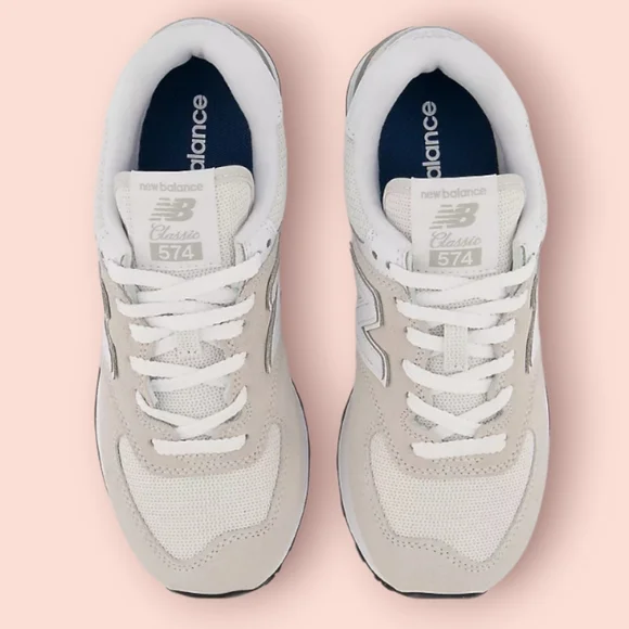 (NWOT) New Balance® Classic 574 Women's Shoes - Nimbus Cloud / White - Size 7 - Picture 5 of 9